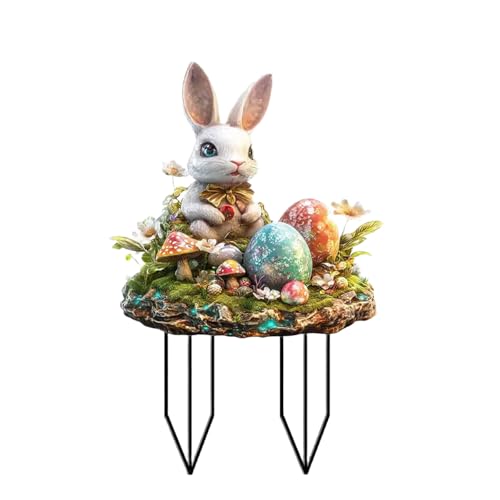 Outdoor Dekoration Garten Steck Ostereier Kaninchen Und Kuh Kaninchen Schild Freien Garten Decore Stake Acryl Osterskulptur Outdoor Dekoration Garten Steck Ostereier Kaninchen Und Kuh Kaninchen Schild Freien Garten Decore Stake Acryl Osterskulptur von KAHDGSS