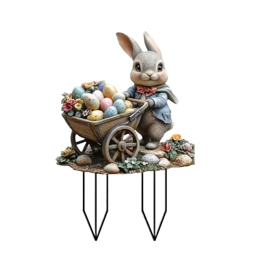 Outdoor Dekoration Garten Steck Ostereier Kaninchen Und Kuh Kaninchen Schild Freien Garten Decore Stake Acryl Osterskulptur Outdoor Dekoration Garten Steck Ostereier Kaninchen Und Kuh Kaninchen Schild Freien Garten Decore Stake Acryl Osterskulptur von KAHDGSS