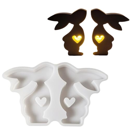 Paarkaninchen Silikonkerzenformen Für Epoxidharzkerzenherstellung Kaninchen Formen Für Schokoladenkuchen Backen Flexible Form Paarkaninchen Silikonkerzenformen Für Epoxidharzkerzenherstellung Kaninchen Formen Für Schokoladenkuchen Backen Flexible Form von KAHDGSS