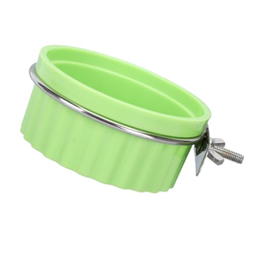 KAHDGSS Parrot Food Bowl Klemme Coops Cup Vogel Käfig Wasser Für Sittiche Afrikanische Grautöne Conure Vogel Fütterungsschale Papageifahren Mit Klammern von KAHDGSS