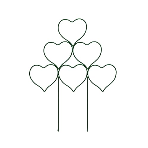 Pflanzenspalier Metallpfahl Gartenstecker für Gemüse Blumen Blumenranke von KAHDGSS