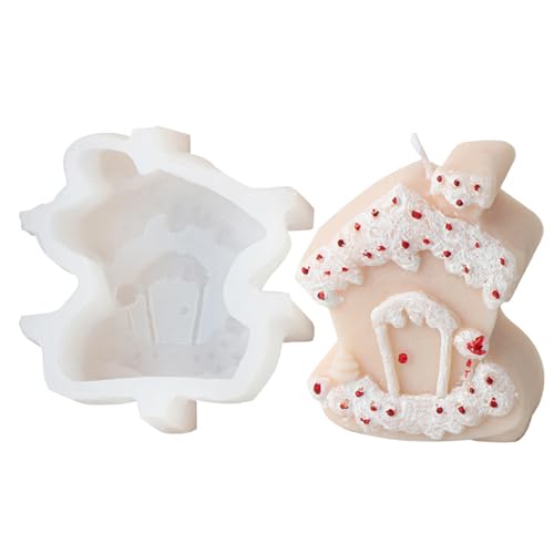 Silikon Crafting Formen Kerze Schimmel Weihnachten Themen Ornament Bastelform Schimmel Textur Silikon Kerze von KAHDGSS