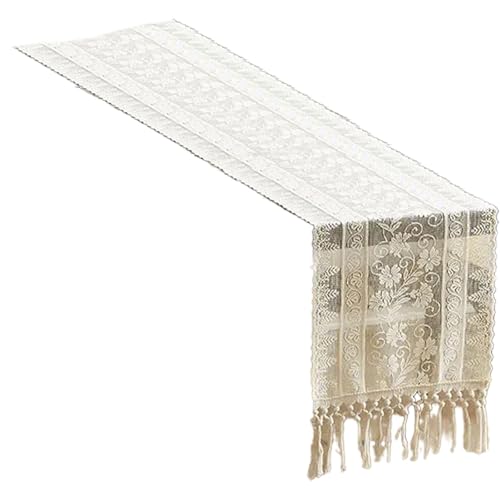 Tischdecke mit klassischer Spitze, perfekt für Hochzeitsempfänge und Festivals, Feiern, Veranstaltungen von KAHDGSS