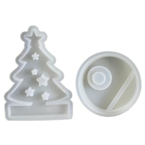 Weihnachtsbaum Dekorationen Silikonformen Anpassbare Weihnachtsbaumkerzenhalter Formen Kunsthandwerk Für Zuhause Dekore Silikonform Für Kunsthandwerk von KAHDGSS