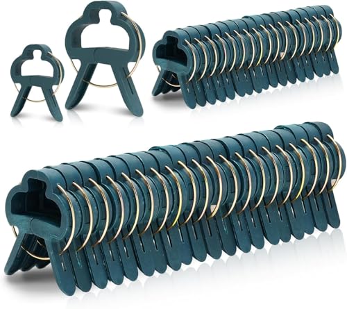 KAHEIGN 100Pcs Pflanzenclips Garten Pflanzenklammern, 2 Größen Wiederverwendbare Gartenpflanze Clips Unterstützende Clips für kleine & große Triebe Spaliere Rosenbögen Rankhilfen KAHEIGN 100Pcs Pflanzenclips Garten Pflanzenklammern, 2 Größen Wiederverwendbare Gartenpflanze Clips Unterstützende Clips für kleine & große Triebe Spaliere Rosenbögen Rankhilfen von KAHEIGN