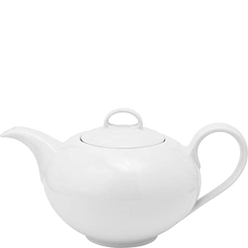 KAHLA 051402A90005C Aronda Kanne 1,10 l | weiße Teekanne aus Porzellan von KAHLA