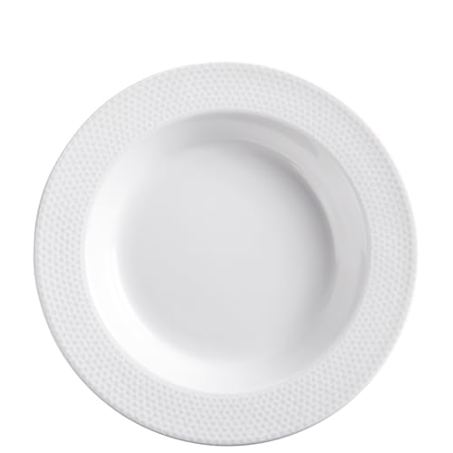 KAHLA Honeycomb Suppenteller 23 cm | tiefer Teller mit Relief-Muster aus Porzellan von KAHLA