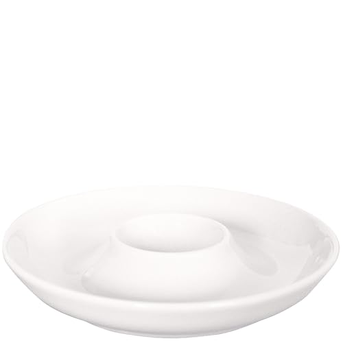 KAHLA 117404A90011X Pronto Eierbecher mit Ablage | weißer Eierhalter 12 cm aus Porzellan KAHLA 117404A90011X Pronto Eierbecher mit Ablage | weißer Eierhalter 12 cm aus Porzellan von KAHLA