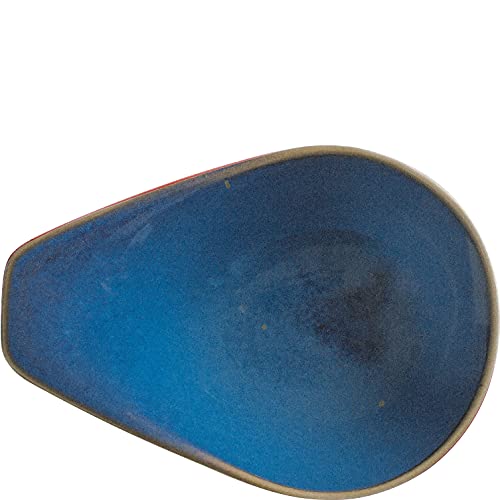 KAHLA 1T2984A93021W Homestyle Schale mit Griff 0,25 l atlantic blue orientalisches Geschirr aus Porzellan mit Steingut- und Keramiklook Dipschale Kompottschale oval 250 ml blau von KAHLA