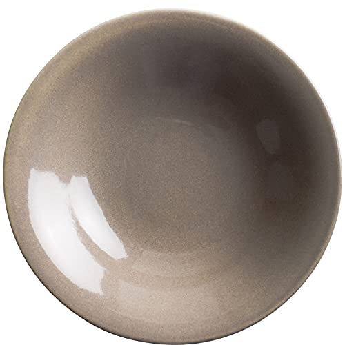 KAHLA Homestyle Pastateller 22 cm desert sand rustikales Geschirr aus Porzellan mit Steingut- und Keramiklook tiefer Teller Salatteller Suppenteller rund grau von KAHLA