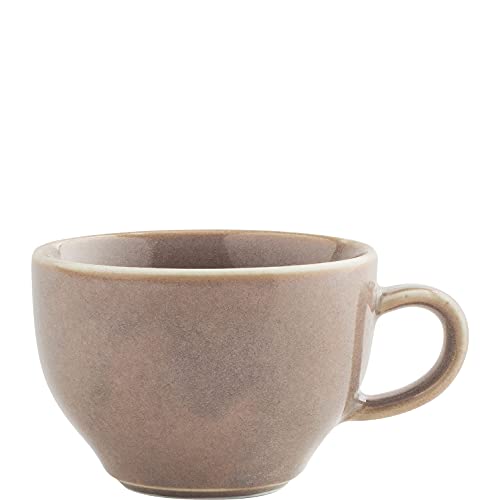 KAHLA 1T5126A93022W Homestyle Cappuccinotasse International 0,23 l desert sand rustikales Geschirr aus Porzellan mit Steingut- und Keramiklook dickwandige Kaffeetasse dicke Tasse 230 ml rund grau von KAHLA