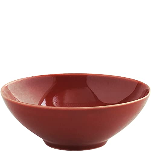 KAHLA 1T6027A93020W Homestyle Schälchen 9 cm 0,10 l siena red mediterranes Geschirr aus Porzellan mit Steingut- und Keramiklook Dipschälchen kleines Schälchen rund rot von KAHLA