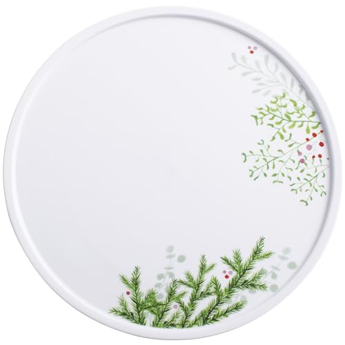 KAHLA Aronda Hello Winter Platte/Tortenplatte 31 cm | Servierteller mit Weihnachtsmotiv aus Porzellan von KAHLA