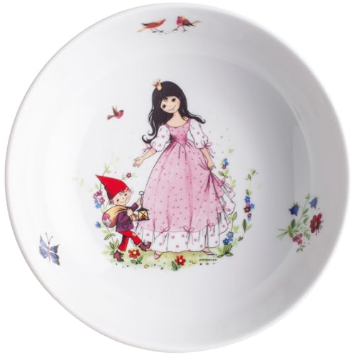 KAHLA 203418A50851C Kids tiefer Teller 18 cm Schneewittchen | Suppenteller mit Schneewittchen Design aus Porzellan von KAHLA