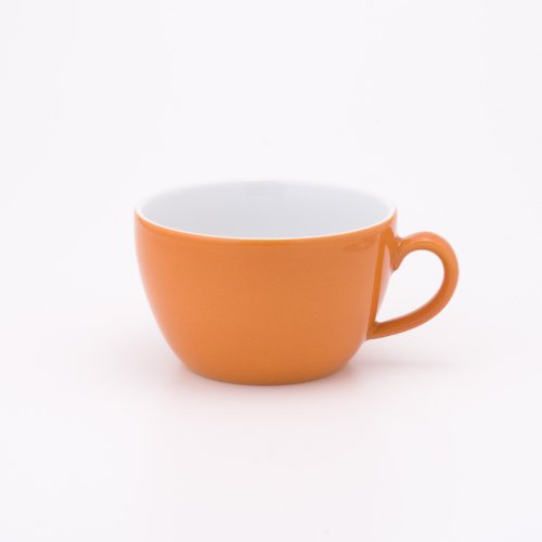 KAHLA 204708A72556C Pronto Colore Cappuccino-Obertasse 0,25 l sunset orange|orange Tasse aus Porzellan von KAHLA