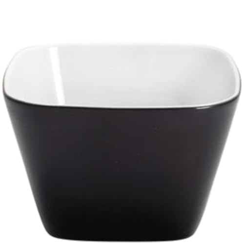 KAHLA 206010A72128C Pronto Colore kleine Schale eckig 6x6 cm pure black|schwarzes Schälchen aus Porzellan von KAHLA