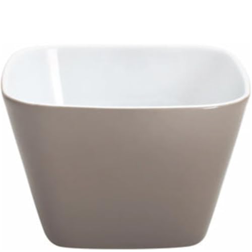 KAHLA 206010A72648C Pronto Colore kleine Schale eckig 6x6 cm warm gray|taupe Schälchen aus Porzellan von KAHLA