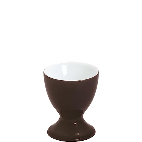 KAHLA 207401A72605X Pronto Colore Eierbecher mit Fuß chocolate brown|brauner Eierhalter aus Porzellan von KAHLA