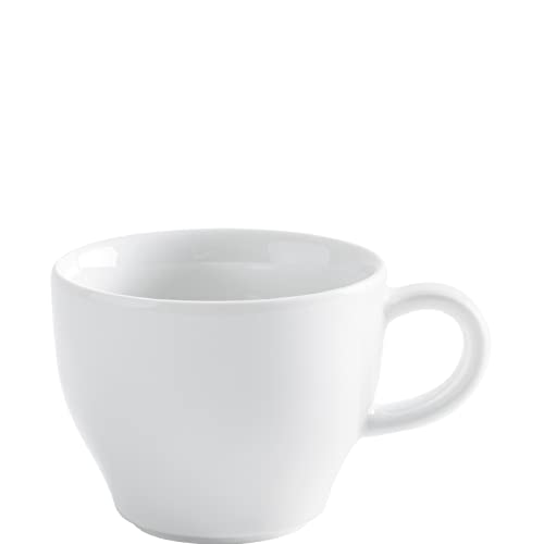 KAHLA 215125A90021C Café Sommelier Cappuccino Italiano-Obertasse 0,18 l | weiße Cappuccinotasse aus Porzellan von KAHLA