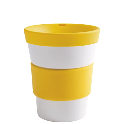 KAHLA 23H200A44001C cupit Becher 0,35 l sunny yellow To Go Becher aus Porzellan von KAHLA