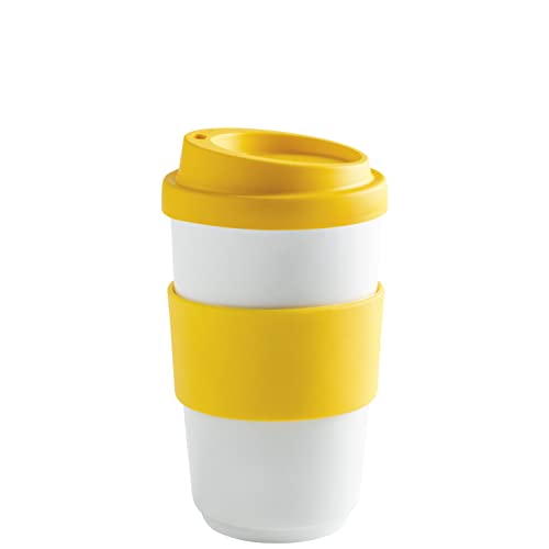 KAHLA 2DH181A44001C fillit Becher 0,40 l sunny yellow To Go Becher aus Porzellan von KAHLA