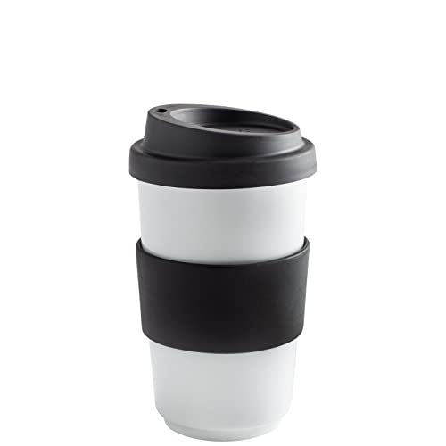 KAHLA 2DH195A44015C fillit Becher 0,40 l pure black To Go Becher aus Porzellan von KAHLA