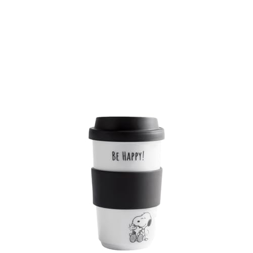 KAHLA 2DH195A44175CP Peanuts Becher 0,40 l Peanuts Be Happy | weißer to Go Becher mit Peanuts Motiv aus Porzellan KAHLA 2DH195A44175CP Peanuts Becher 0,40 l Peanuts Be Happy | weißer to Go Becher mit Peanuts Motiv aus Porzellan von KAHLA