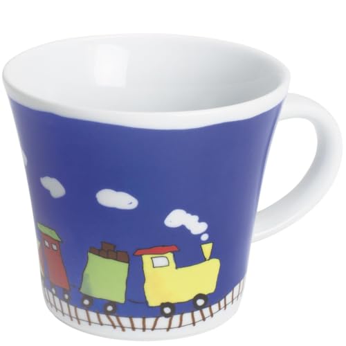 KAHLA 324723A76643C Kids Tasse 0,22 l Abenteuerexpress | Teetasse mit Lokführer Design aus Porzellan von KAHLA