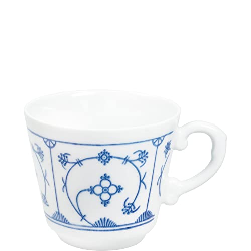 KAHLA 414702A75056H Blau Saks Kaffeetasse 0,18 l | Teetasse mit Strohmuster aus Porzellan von KAHLA