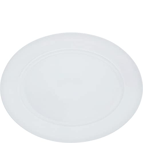 KAHLA Aronda Platte, oval 32 cm | weißer Servierteller aus Porzellan von KAHLA