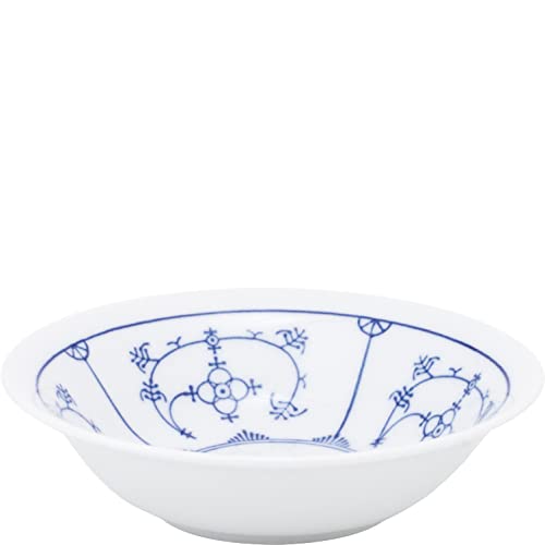 KAHLA 462900A75019H Blau Saks Dessertschale 13 cm | Müslischale mit Strohmuster aus Porzellan von KAHLA