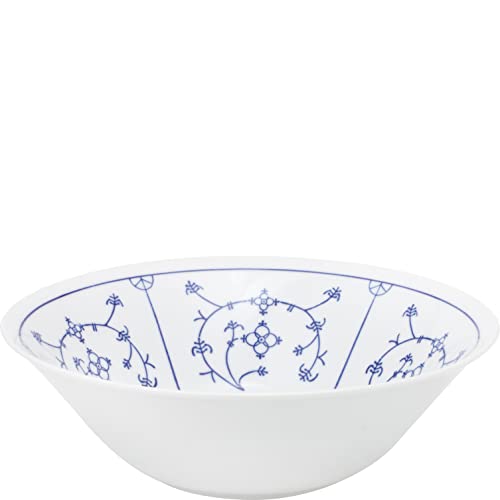 KAHLA 462903A75019H Blau Saks Schüssel 21 cm | Salatschale mit Strohmuster aus Porzellan von KAHLA