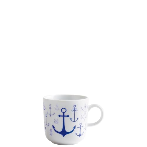 KAHLA 475300A00613C Ahoi Marie Kaffeebecher 0,30 l Ankerwelt | Kaffeetasse aus Porzellan im maritimen Stil von KAHLA