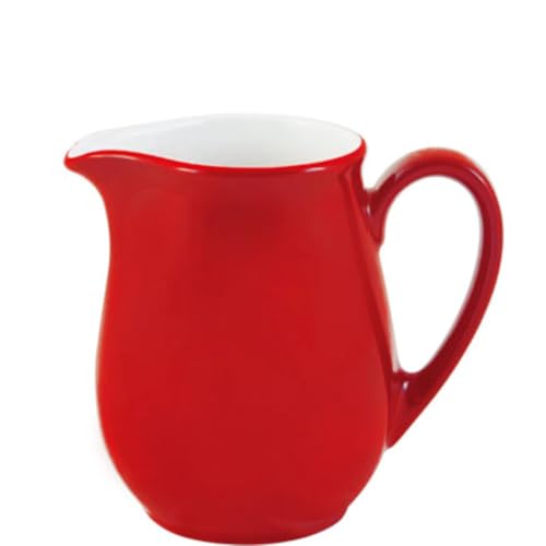 KAHLA 571003A69462C Pronto Colore Milchkännchen 0,25 l cherry red|roter Sahnegießer aus Porzellan von KAHLA