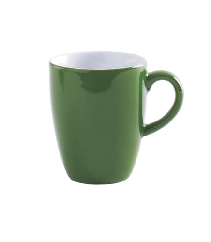 KAHLA 575323A69274C Pronto Colore Macchiatobecher 0,28 l smaragd green|dunkelgrüne Kaffeetasse aus Porzellan von KAHLA