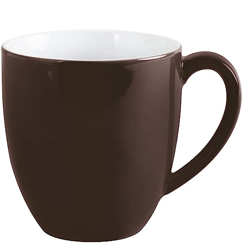 KAHLA 575334A72605C Pronto Colore Kaffeebecher 0,53 l XL chocolate brown|braune große Kaffeetasse aus Porzellan von KAHLA