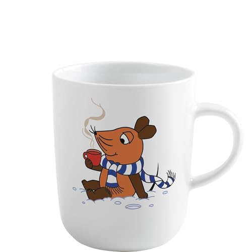 KAHLA DieMaus Becher 0,35 l Winter Maus | weißer Becher im Sendung mit der Maus Design KAHLA DieMaus Becher 0,35 l Winter Maus | weißer Becher im Sendung mit der Maus Design von KAHLA