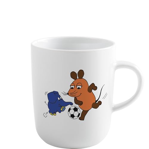 KAHLA DieMaus Becher 0,35 l Fußball | weißer Becher im Sendung mit der Maus Design KAHLA DieMaus Becher 0,35 l Fußball | weißer Becher im Sendung mit der Maus Design von KAHLA