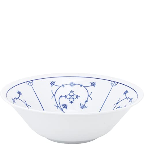 KAHLA 462902A75019H Blau Saks Schüssel 19 cm | Salatschale mit Strohmuster aus Porzellan von KAHLA