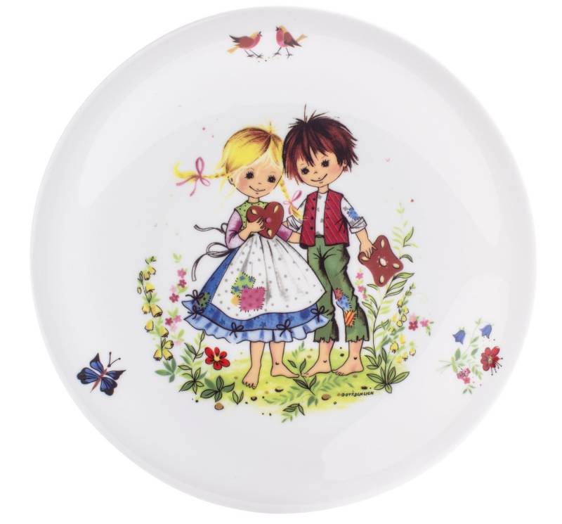 KAHLA Frühstücksteller Kids, Kinderteller 21,5 cm, (1 St), spülmaschinenfest, mikrowellenfest, stapelbar, Made in Germany von KAHLA
