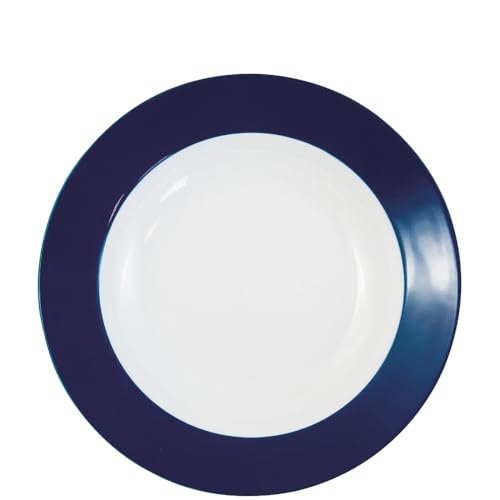 KAHLA Pronto Colore Suppenteller 22 cm royal blue|dunkelblauer tiefer Teller aus Porzellan von KAHLA