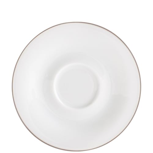 KAHLA Pronto Line Untertasse 12 cm Line warm gray | Unterteller mit taupe Linie aus Porzellan KAHLA Pronto Line Untertasse 12 cm Line warm gray | Unterteller mit taupe Linie aus Porzellan von KAHLA