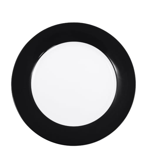 KAHLA Pronto Colore Speiseteller 26 cm pure black | schwarzer Essteller aus Porzellan von KAHLA