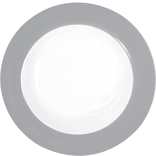 KAHLA 573406A72493C Pronto Colore Suppenteller 22 cm cool gray|grauer tiefer Teller aus Porzellan von KAHLA