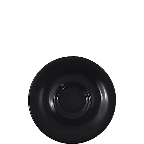 KAHLA 573516A72128C Pronto Colore Untertasse 16 cm pure black|schwarzer Unterteller aus Porzellan von KAHLA