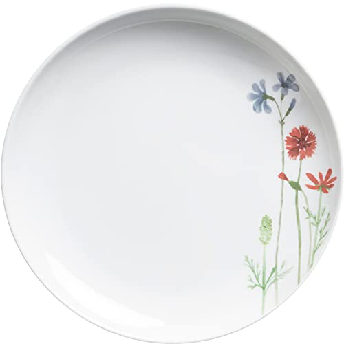 KAHLA 393455A50001C Five Senses Wildblume Frühstücksteller 22 cm | floraler Vorspeisenteller aus Porzellan blau/rot von KAHLA