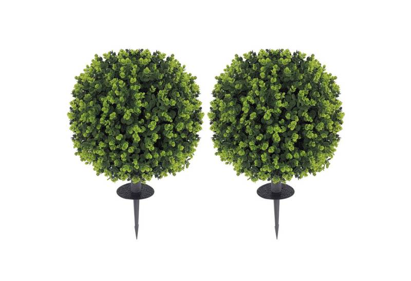 Kunstbonsai 2er-Set Kunstpflanzen, Künstliche Buchsbaumkugeln, KAHOO Kunstbonsai 2er-Set Kunstpflanzen, Künstliche Buchsbaumkugeln, KAHOO von KAHOO