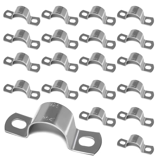 Rohrschellen 25mm, 20 Stück Rohrhalterung, Edelstahlrohr, Schwerer U-Rohrschellen Ø 25 mm, Edelstahl Rohr Rohrschelle Schlauchschnalle Rohrhalterung | Verschiedene Größen Rohrschellen 25mm, 20 Stück Rohrhalterung, Edelstahlrohr, Schwerer U-Rohrschellen Ø 25 mm, Edelstahl Rohr Rohrschelle Schlauchschnalle Rohrhalterung | Verschiedene Größen von KAHOUI