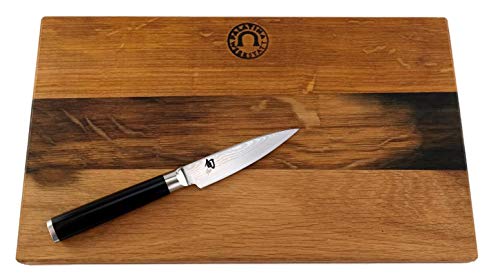 KAI Shun Classic Geschenkset DM-0700, ultrascharfes Officemesser, 9 cm Klinge aus Damaststahl+ großes Schneidebrett aus Eiche 30x18 cm VK: 147,95€ von KAI/Palatina Werkstatt