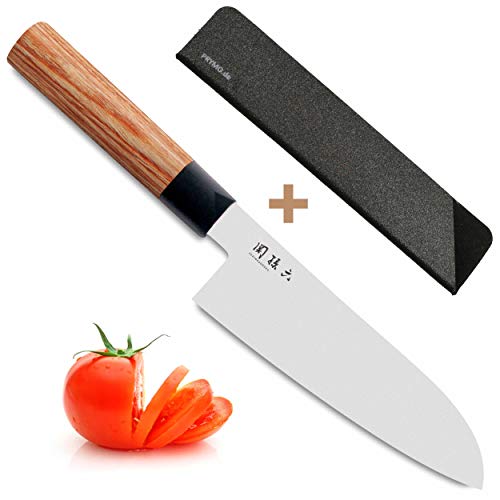 KAI Redwood Santoku Seki Magoroku MGR-170S Gemüsemesser 17 cm mit Klingenschutz von KAI / Prymo.de